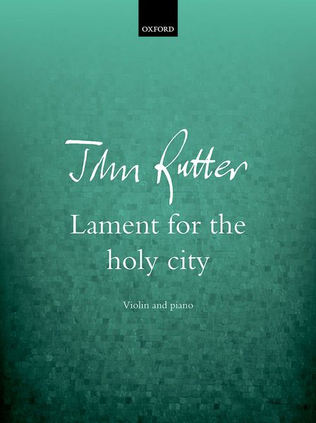 Lament For The Holy City : For Violin and Piano.