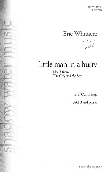 Little Man In A Hurry - No. 5 From The City and The Sea : For SATB and Piano.