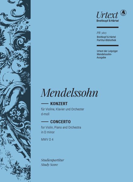 Konzert D-Moll : Für Violine, Klavier und Orchester (Bläser und Pauken Ad Libitum).