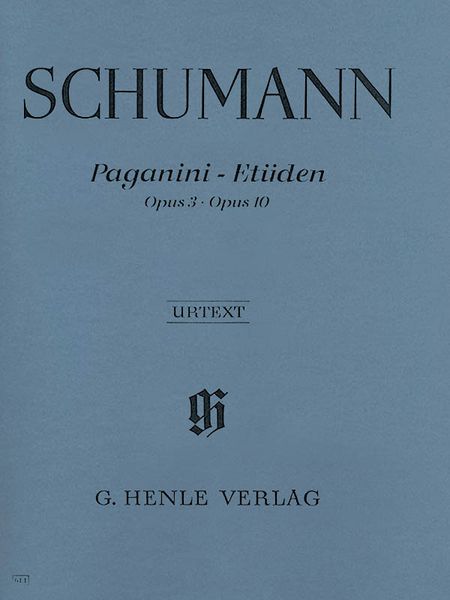 Paganini Etudes, Op. 3 and Op. 10 : For Piano / Urtext Edition by Wolfgang Boetticher.