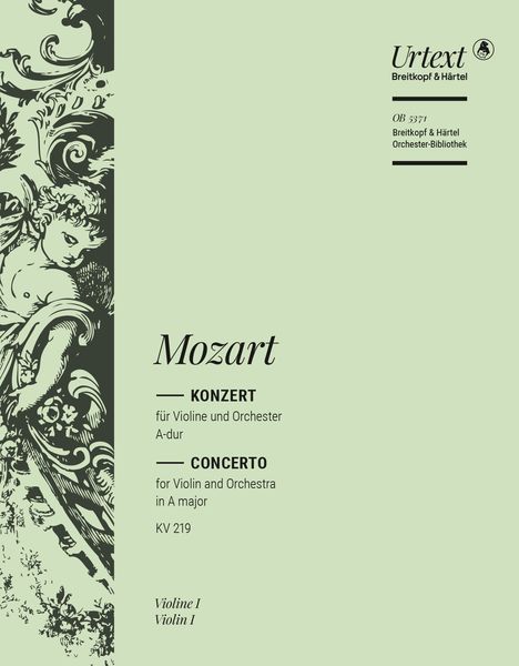 Konzert A-Dur, K. 219 : Für Violine und Orchester / edited by Cliff Eisen.