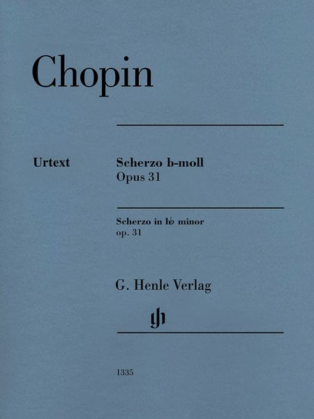 Scherzo B-Moll, Op. 31 : For Piano / edited by Norbert Müllemann.