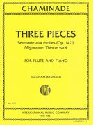 Three Pieces : For Flute and Piano / edited and arranged by Graham Bastable.