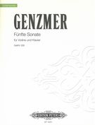 Fünfte Sonate : Für Violine und Klavier, GeWV 256.