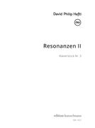 Resonanzen II : Klavierstück Nr. 3 (2016).