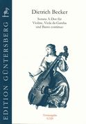 Sonata A-Dur : Für Violine, Viola Da Gamba und Basso Continuo / Ed. Günter and Leonore von Zadow.