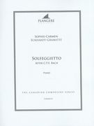 Solfeggieto After C. P. E. Bach, E. 105 : For Piano / edited by Brian McDonagh.