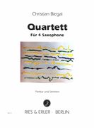 Quartett : Für 4 Saxophone.