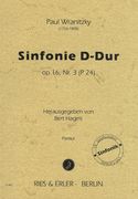 Sinfonie D-Dur, Op. 16, Nr. 3 (P 24) / edited by Bert Hagels.