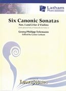 Six Canonic Sonatas, Nos. 1 and 2 : For 2 Violins / edited by Lynne Latham.