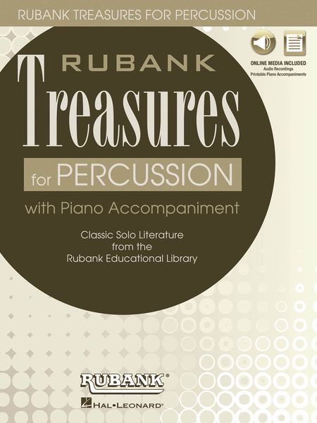 Rubank Treasures For Percussion : With Piano Accompaniment.