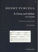 Te Deum and Jubilate In D Major : For Trtraatb Solos, Trtratb and Organ.