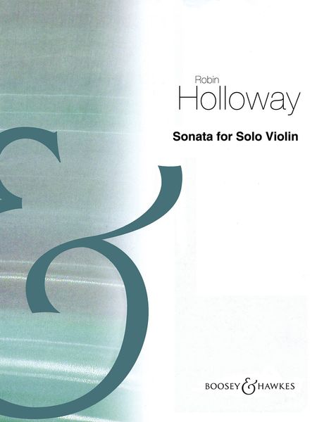 Sonata, Op. 47 : For Solo Violin (1981).