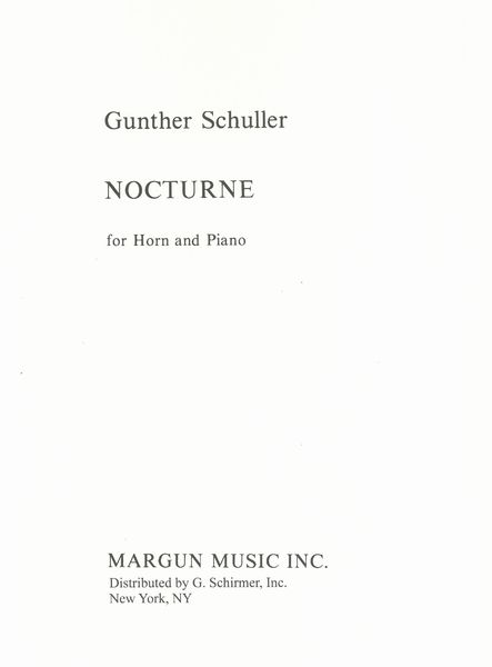 Nocturne : For Horn and Piano.