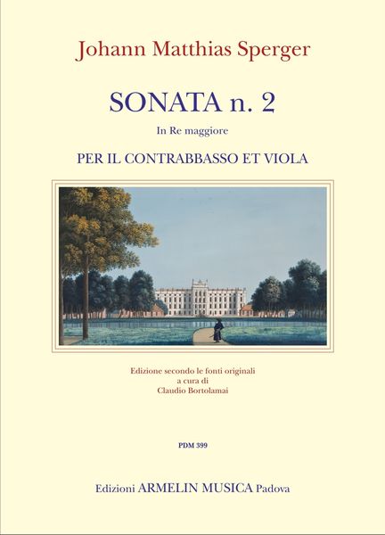 Sonata N. 2 In Re Maggiore : Per Il Contrabbasso Et Viola / edited by Claudio Bortolamai.