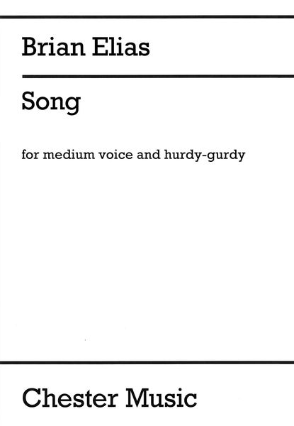 Song : For Medium Voice and Hurdy-Gurdy.