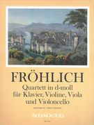 Quartett In D-Moll : Für Klavier, Violine, Viola und Violoncello / edited by Stephen Gurini.