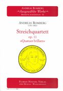 Streichquartett Op. 11 (Quatuor Brillant) / edited by Klaus G. Werner.