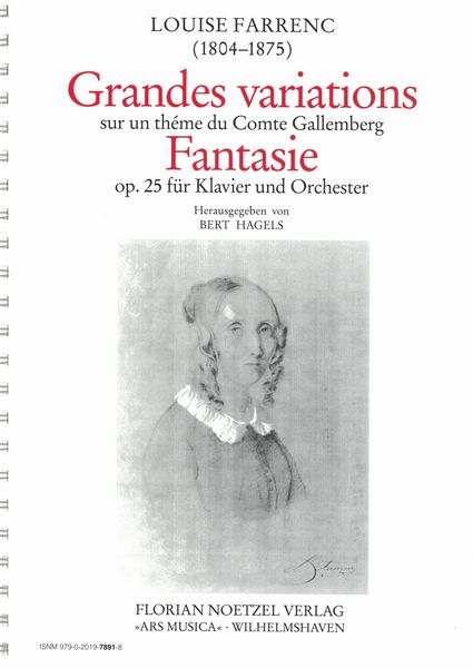 Grandes Variations Sur Un Théme Du Comte Gallemberg : Fantasie Op. 25 Für Klavier und Orchester.