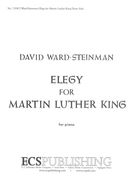 Elegy For Martin Luther King : For Piano Solo.