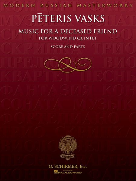 Music For A Deceased Friend : For Woodwind Quintet.