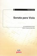 Sonata Para Viola : Con Acompañamiento De Piano / edited by Ashan Pillai.