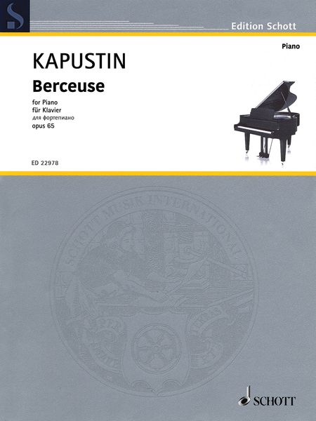 Berceuse, Op. 65 : For Piano - Authorized Edition.