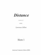 Distance : For Ten Horns In F (2018).