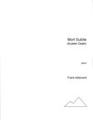 Mort Subite (Sudden Death) : For Piano.