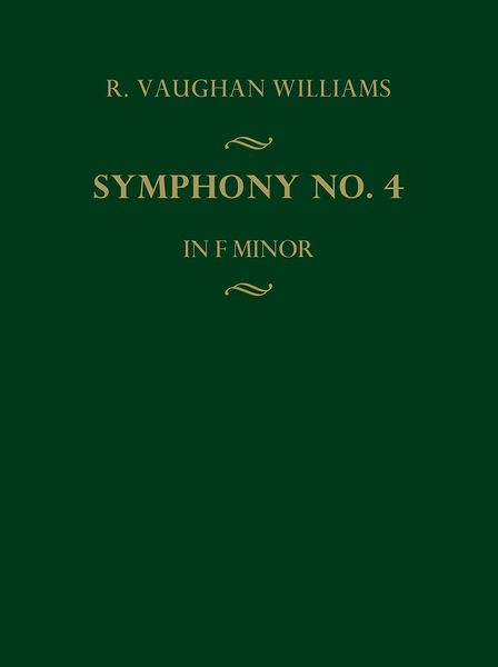 Symphony No. 4 In F Minor / edited by David Matthews.