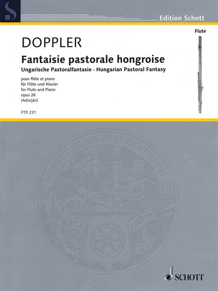 Fantaisie Pastorale Hongroise, Op. 26 : Pour Flute Et Piano / edited by Andras Adorjan.