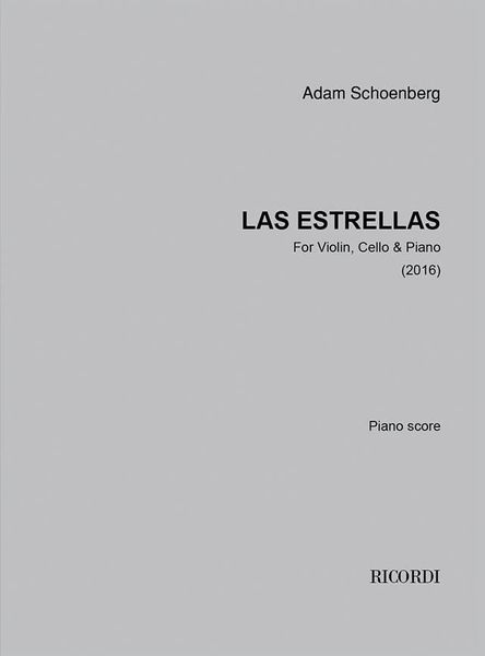 Estrellas : For Violin, Violoncello and Piano.