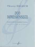 Duo Impressionniste : Pour Flute Et Clarinette.