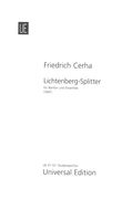 Lichtenberg-Splitter : Für Bariton und Ensemble (1997).
