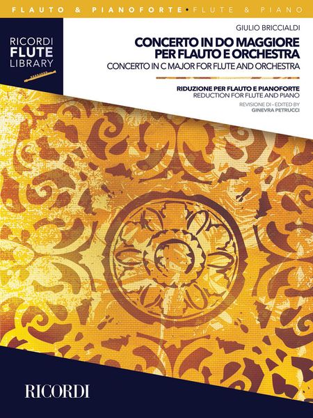 Concerto In Do Maggiore : Per Flauto E Orchestra - reduction For Flute and Piano.