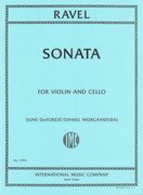 Sonata : For Violin and Cello.