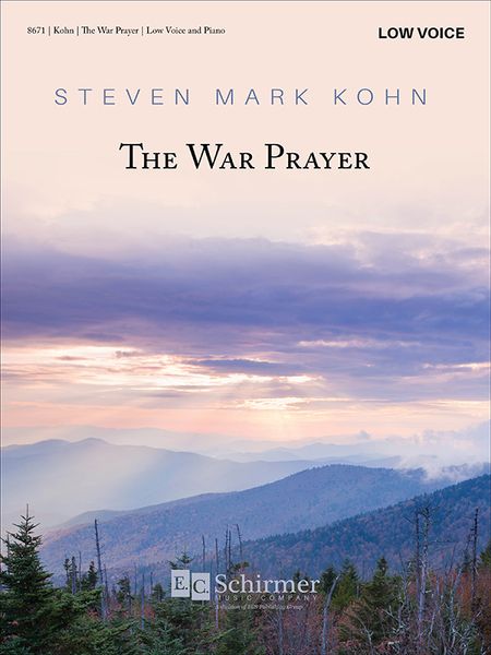 War Prayer : For Low Voice and Piano.