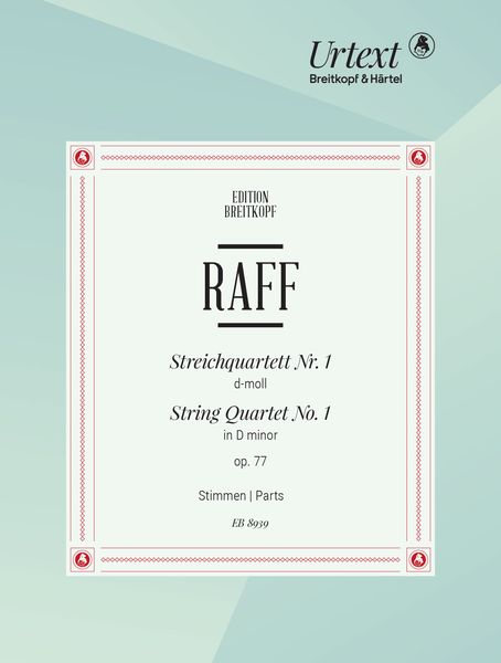 Streichquartett Nr. 1 D-Moll, Op. 77 / edited by Stefan König and Severin Kolb.