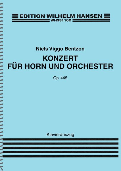 Konzert, Op. 445 : Für Horn und Orchester - Piano reduction.