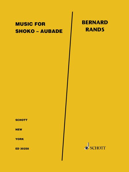 Music For Shoko - Aubade : For English Horn and String Quartet.