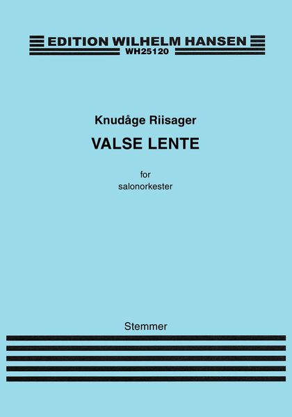 Valse Lente : For Salonorkester.
