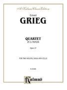 String Quartet In G Minor, Op. 27 : For Two Violins, Viola & Cello.