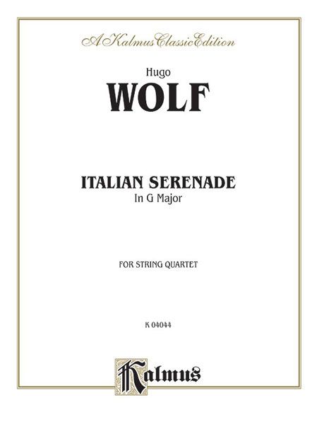 Italian Serenade In G Major : For String Quartet.