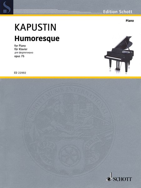 Humoresque, Op. 75 : For Piano (1994).