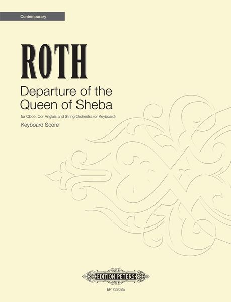 Departure of The Queen of Sheba : For Oboe, Cor Angalis and String Orchestra (Or Keyboard).