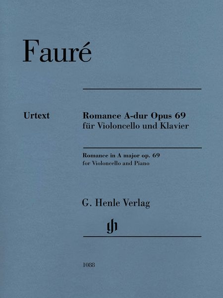 Romance In A Major, Op. 69 : For Violoncello and Piano / edited by Jean-Christophe Monnier.