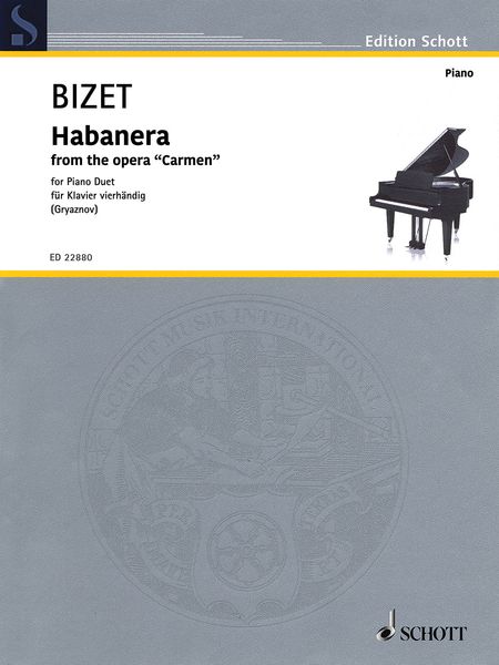 Habanera, From The Opera Carmen : For Piano Duet / arranged by Vyacheslav Gryaznov.