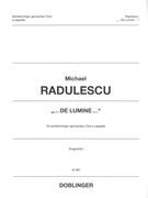 De Lumine : Für Achtstimmigen Gemischten Chor A Cappella (2014).