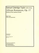 African Romances, Op. 17 : For High Voice and Piano.