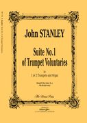 Suite No. 1 of Trumpet Voluntaries In D : For 1 Or 2 Trumpets and Organ / Ed. by Edward H. Tarr.